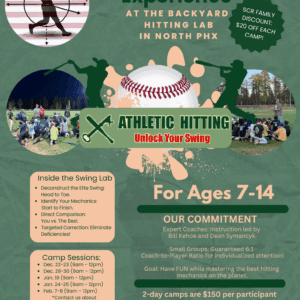 12/ 22,23 Phoenix, Arizona Hitting Camp